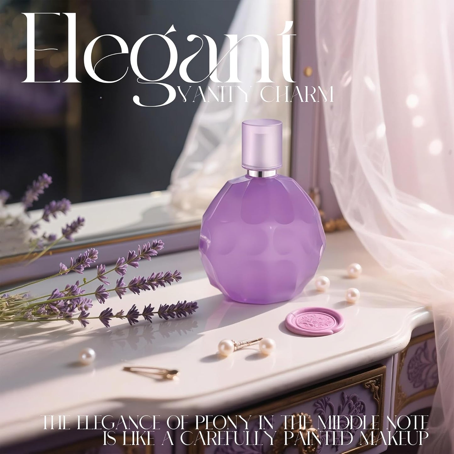 Starlight Eau de Parfum for Women - 100ml Floral & Fruity Perfume with Lavender, Coconut, Vanilla & Pear, Long-Lasting Feminine Fragrance