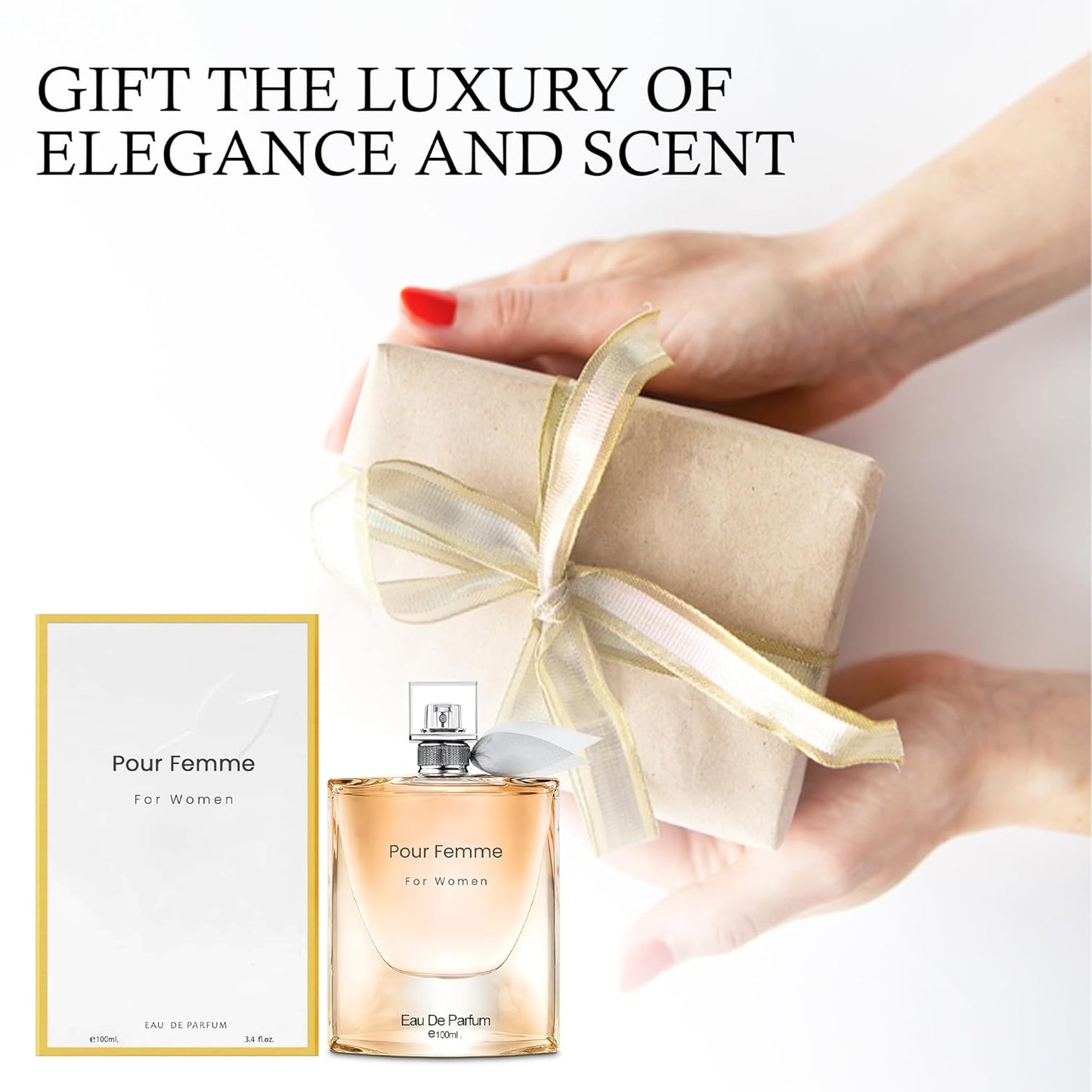 Women's Perfume La Vida Bella& Sweet Cherry Combo Set Eau De Parfum Long Lasting Fragrance 3.4 Fl Oz Spray Each for Daily Used