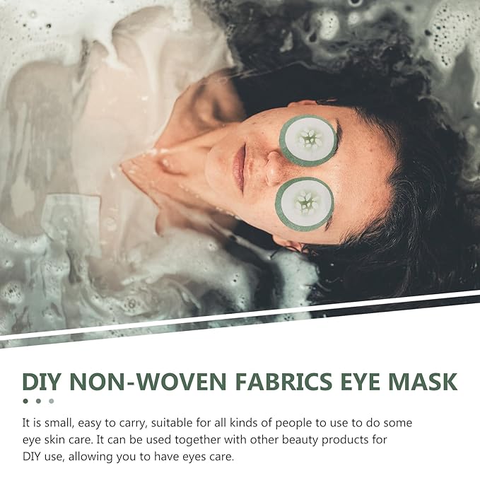 100pcs Spa Cooling Eye Pads Moisturizing Eye Masks Eye Sheet Non Woven Eye Care Patches for Skincare Spa Wrap Moisture Retention