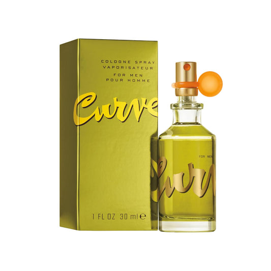 Curve for Men Cologne Spray, Spicy Woody Magnetic Scent for Day or Night, 1.0 fl oz