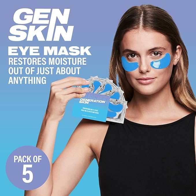 20 Pair Value Bundle featuring 10 x Marine Algae and 10 x Hyaluronic Acid Under Eye patches for Dark Circles and Puffiness