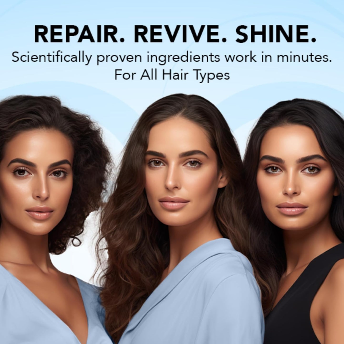 Aeterna AQUA Anti-Frizz Conditioner - Deep Hydrating Conditioner with Aloe Vera & Natural Oils for All Hair Types | Sulfate Free - Repairs & Smooths Damaged Hair - 250 ml