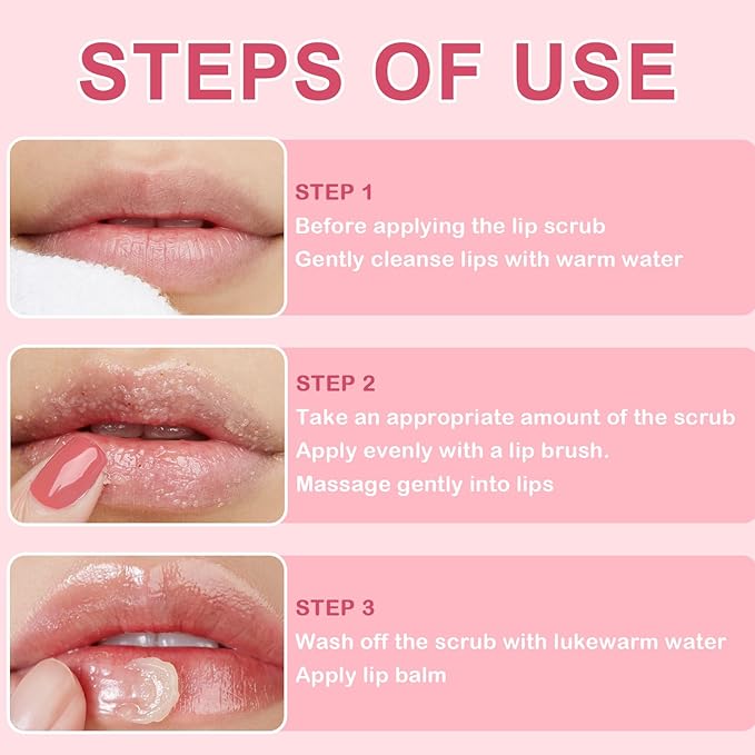 4 PCS Bee Lip Balm Lip Mask Honey Pot Lip Mask & Lip Scrub Set, Watermelon & Cherry & Coconut & Apple Lime Lip Mask Propolis Moisturizing Lip, Hydrating Prevention Dry and Cracked