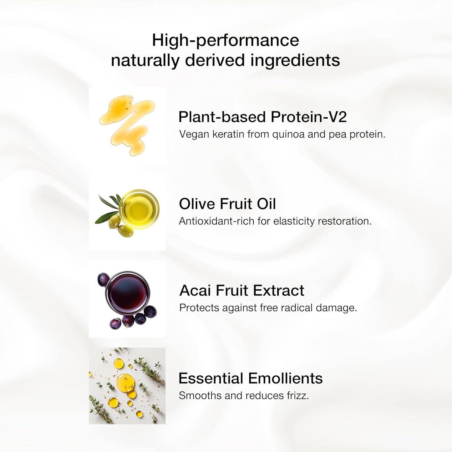 GK HAIR Vegan Nanoplastia Smoothing Hair Treatment – Brazilian keratin for frizz control – Deep conditioning hair mask for damaged, dry, curly hair – salon-grade protein repair & heat protection