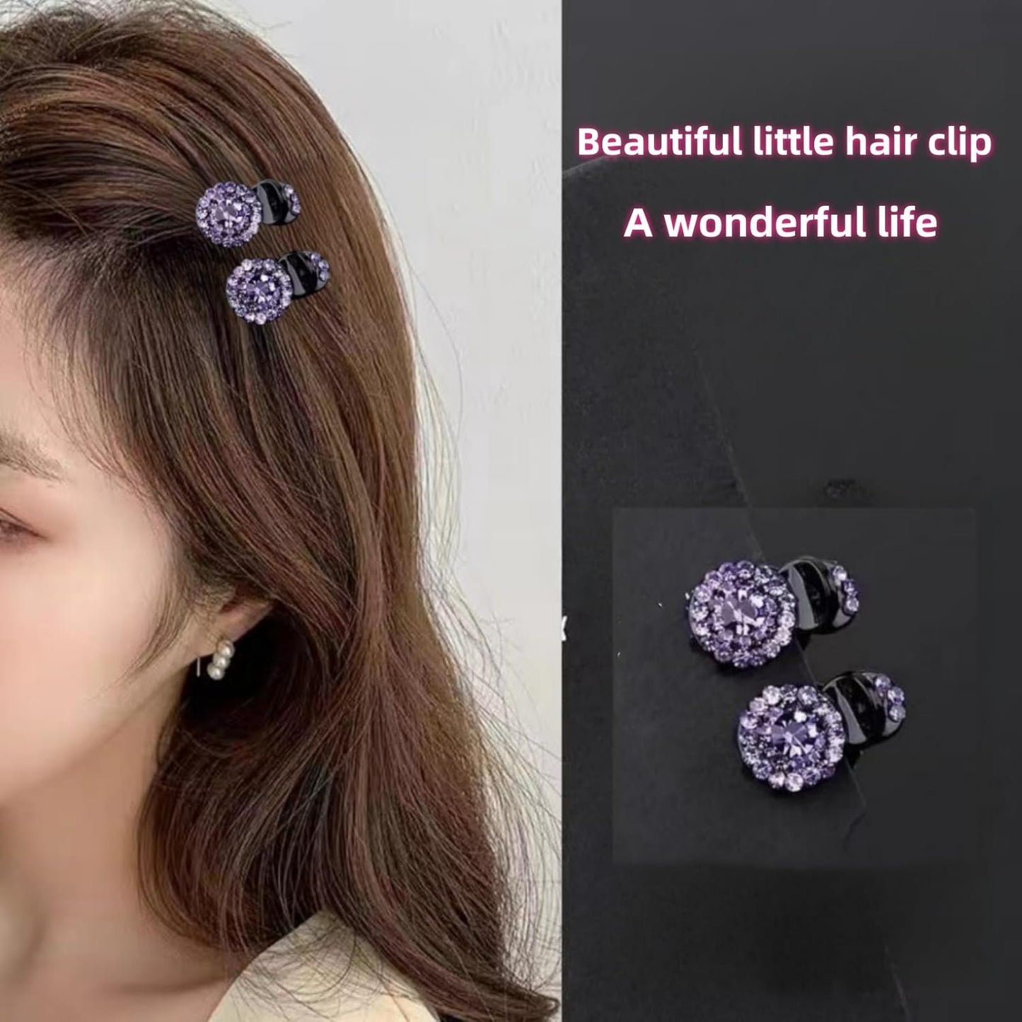 Mini small hair clips for women, exquisite fashion small claw clips hair clips women girl hair accessories(4pcs)