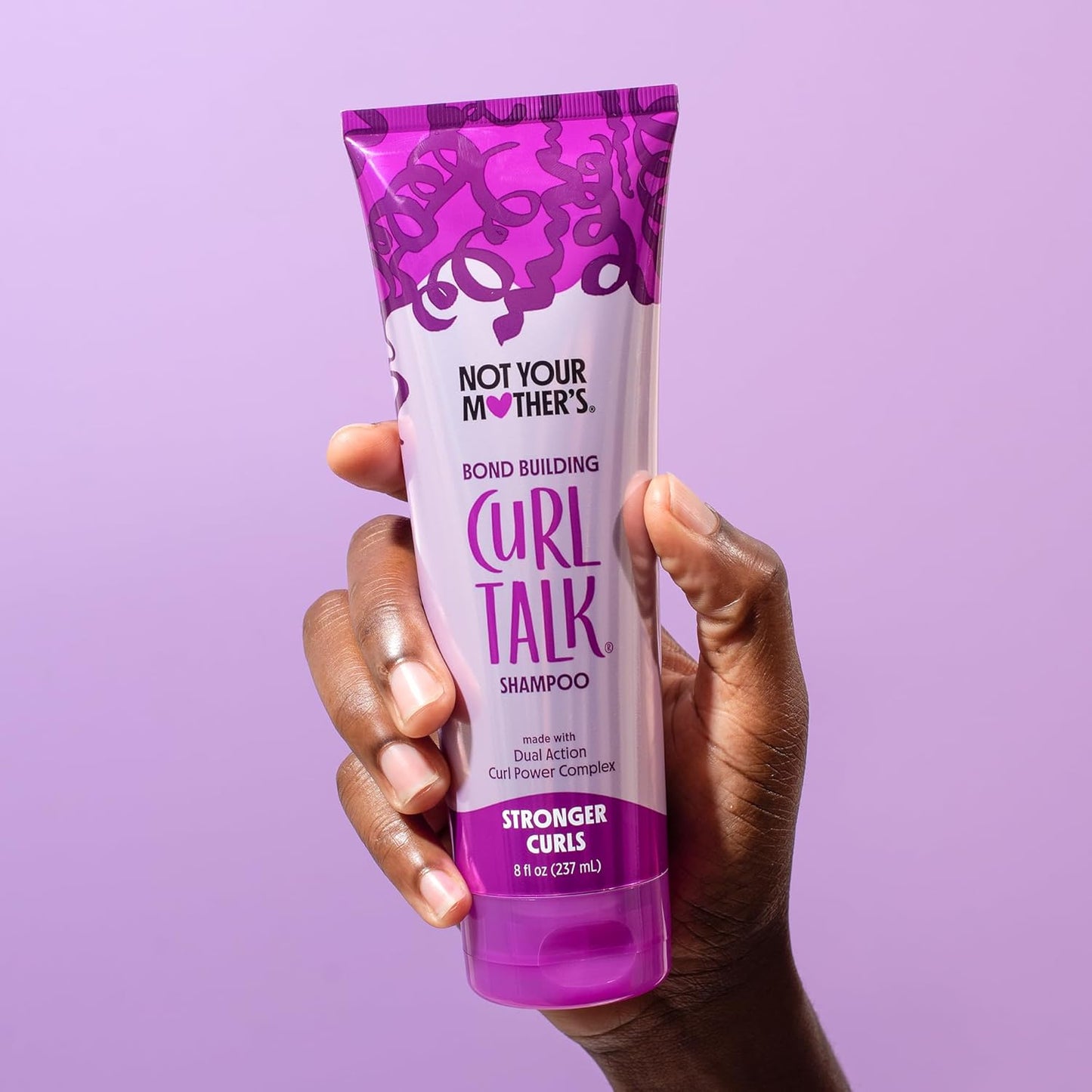 Not Your Mother's Curl Talk Bond Building Shampoo and Conditioner (2-Pack) - 8 fl oz - Strengthening Shampoo and Conditioner Set for Curly Hair - Designed for Curls, Waves, and Coils