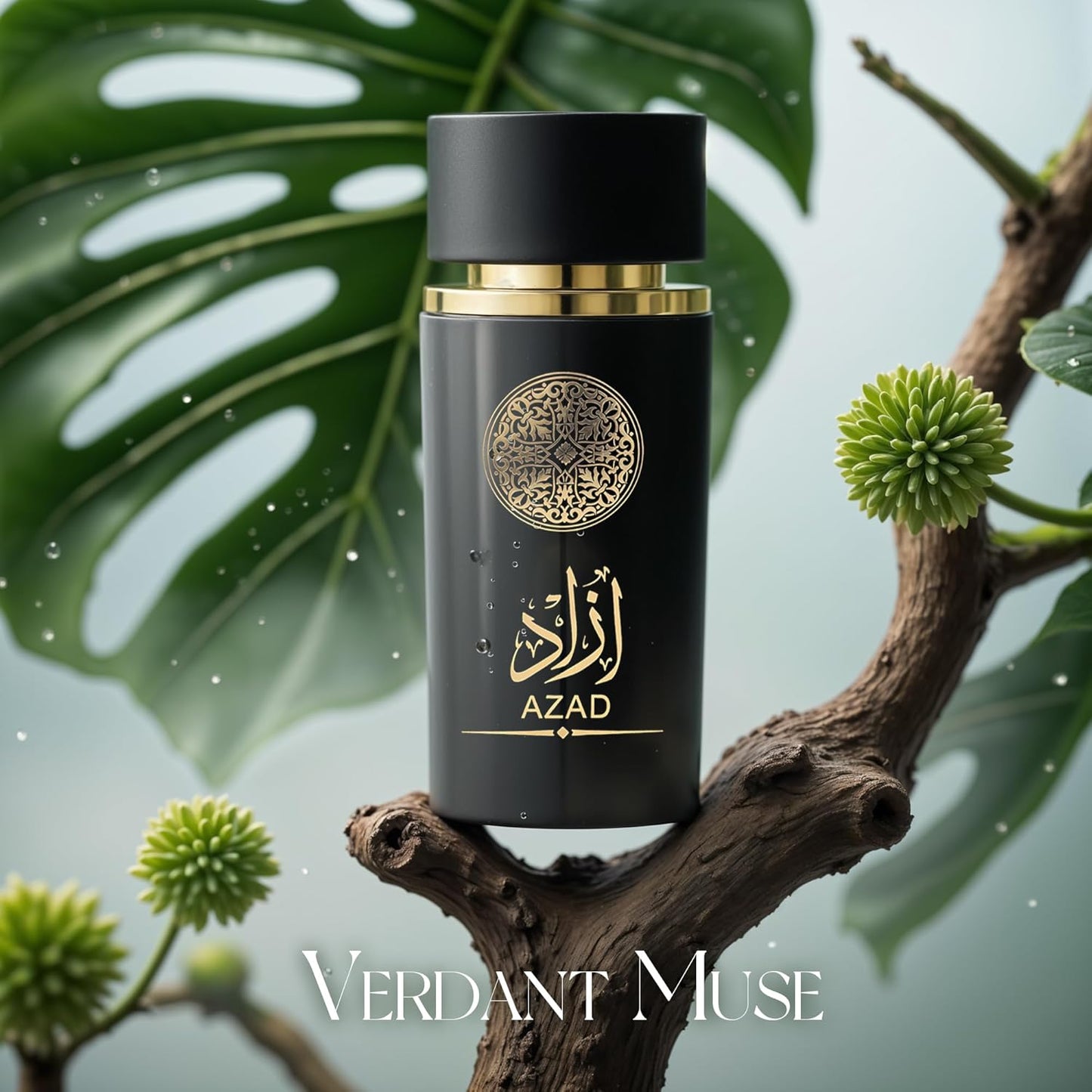 Cologne for Men AZAD 3.4 Fl Oz Eau de Toilette Spray Noted with Black Pepper,Pinapple,Tobacco,Coffee,Patchouli,Amber & Vanilla Fragrance Men's Perfume for Daily Use