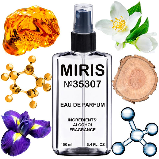 MIRIS No. 35307, Inspired by Escent 02, Long-Lasting Unisex Eau de Parfum for Women & Men, Spray 3.4 Fl Oz / 100 ml