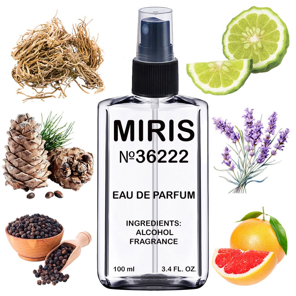 MIRIS No. 36222, Inspired by Blue Label, Long-Lasting Eau de Parfum for Men, Spray 3.4 Fl Oz / 100 ml