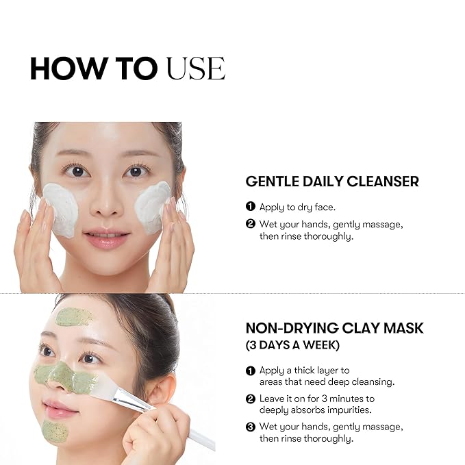 VT COSMETICS CICA Mask Cleanser, 2-in-1 Facial Wash, Non-Drying Clay Mask, Gentle Pore Care, Exfoliating, Hydrating, Centella Asiatica for Acne-Prone & Sensitive Skin, Korean Skincare (4.05 fl. oz)