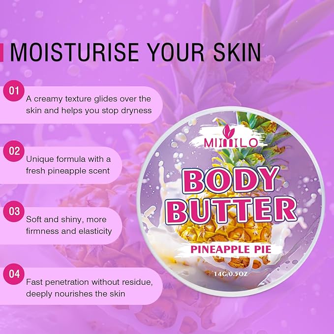 New Body Butter Body Glaze Whipped Body Butter for Women, Leaves Skin Soft Without Being Greasy Choose You Favorite Scent To Keep Skin Hydratedand Body Moisturizing Care Body Glaze Sample Kit