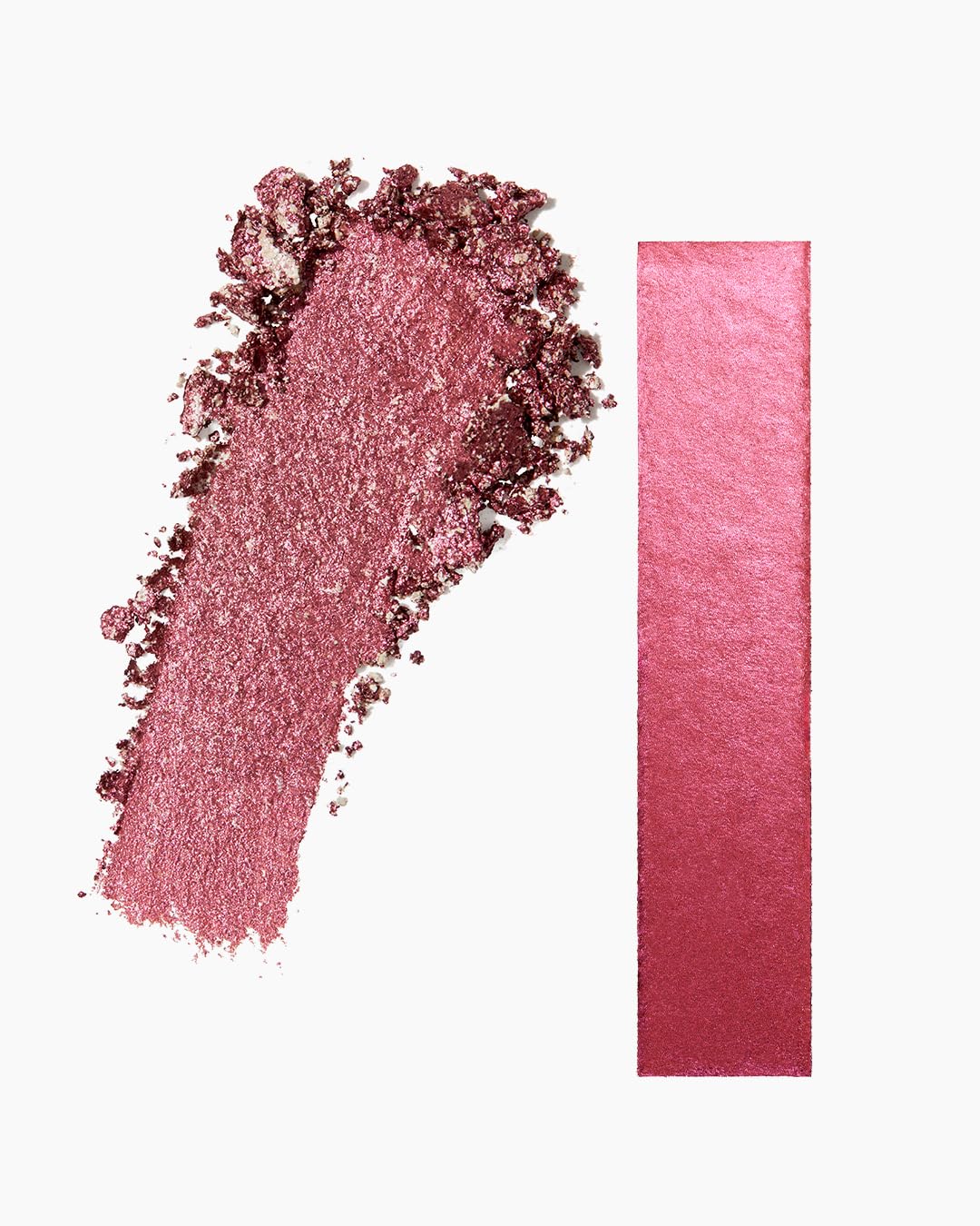 MAKE Beauty Multi-Chromatic Eye Shadow. Metal Reflecting Luminous Foil Finish Creamy, Buildable, Dimensional Long-wear, Crease-proof Powder Eyeshadow, Multichrome Shade - Rover, Magenta Pink