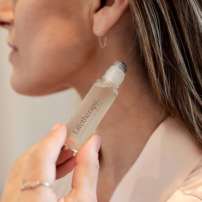 Lifetherapy Pulse Point Oil Roll-on– Grounded | Alcohol free | Long lasting | Perfume | Clean, Skin-Loving Formula | Vegan & Gluten Free | Thoughtfully Crafted Fragrance for Self-Care 0.34oz./10ml