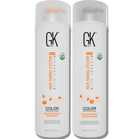 Moisturizing Shampoo and Conditioner Hydrate Set for Colored Treated Hair Keratin Treatment Cleansing Dry to Normal Sulfate Paraben Free All Hair Types for Men and Women By GK HAIR - (2 X 33.8 Oz)
