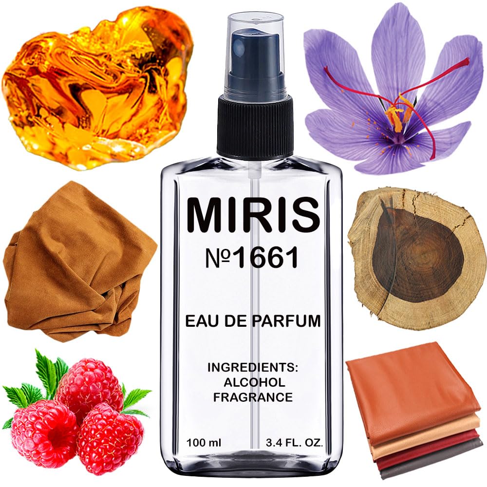 MIRIS No. 1661, Inspired by Tuscan Leather, Long-Lasting Unisex Eau de Parfum for Women & Men, Spray 3.4 Fl Oz / 100 ml