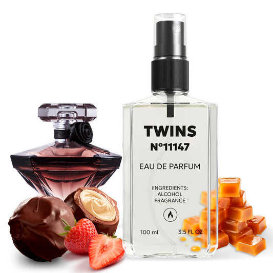 TWINS Impression of Tresor La Nuit Parfum | Perfume for Women Eau de Parfum | No.11147 | 3.4 Fl Oz / 100 ml