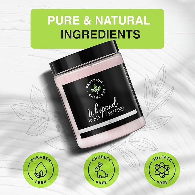 Body Butter for Women and Men - Body Glaze With Fruit Extracts and Fruit Oils - Non Greasy And For All Skin Types - Award Winning Lab and Cruelty Free