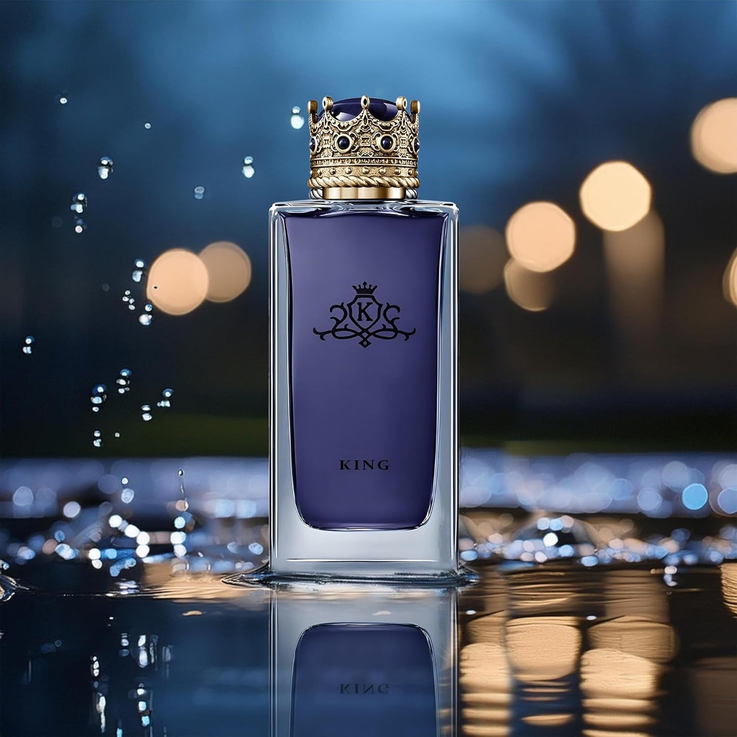 King Cologne for Men Natural Spray Perfume Classic Scent Eau De Toilette for Daily Use 3.4 Fluid Ounce