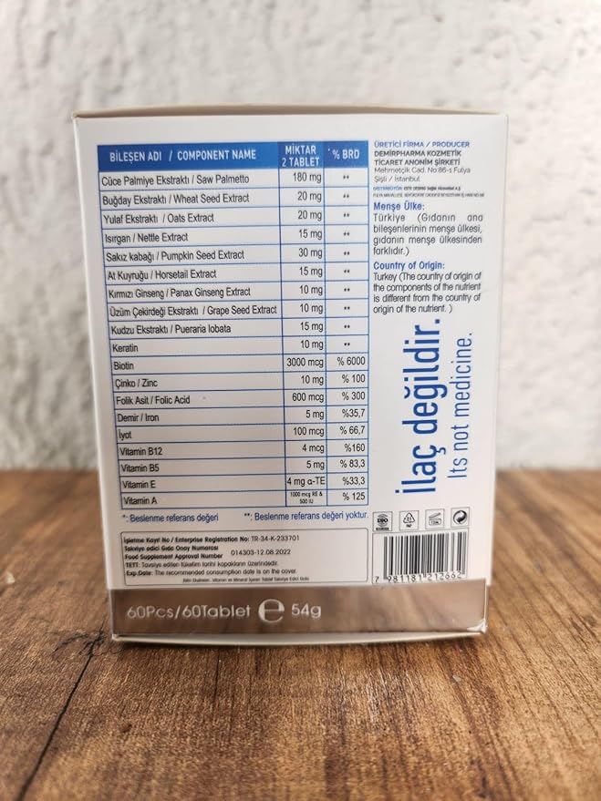 Hair Growth Vitamins for Women & Men – Supports Thicker, Stronger Hair – Biotin, Collagen, & Keratin Supplement for Healthy Hair, Skin & Nails