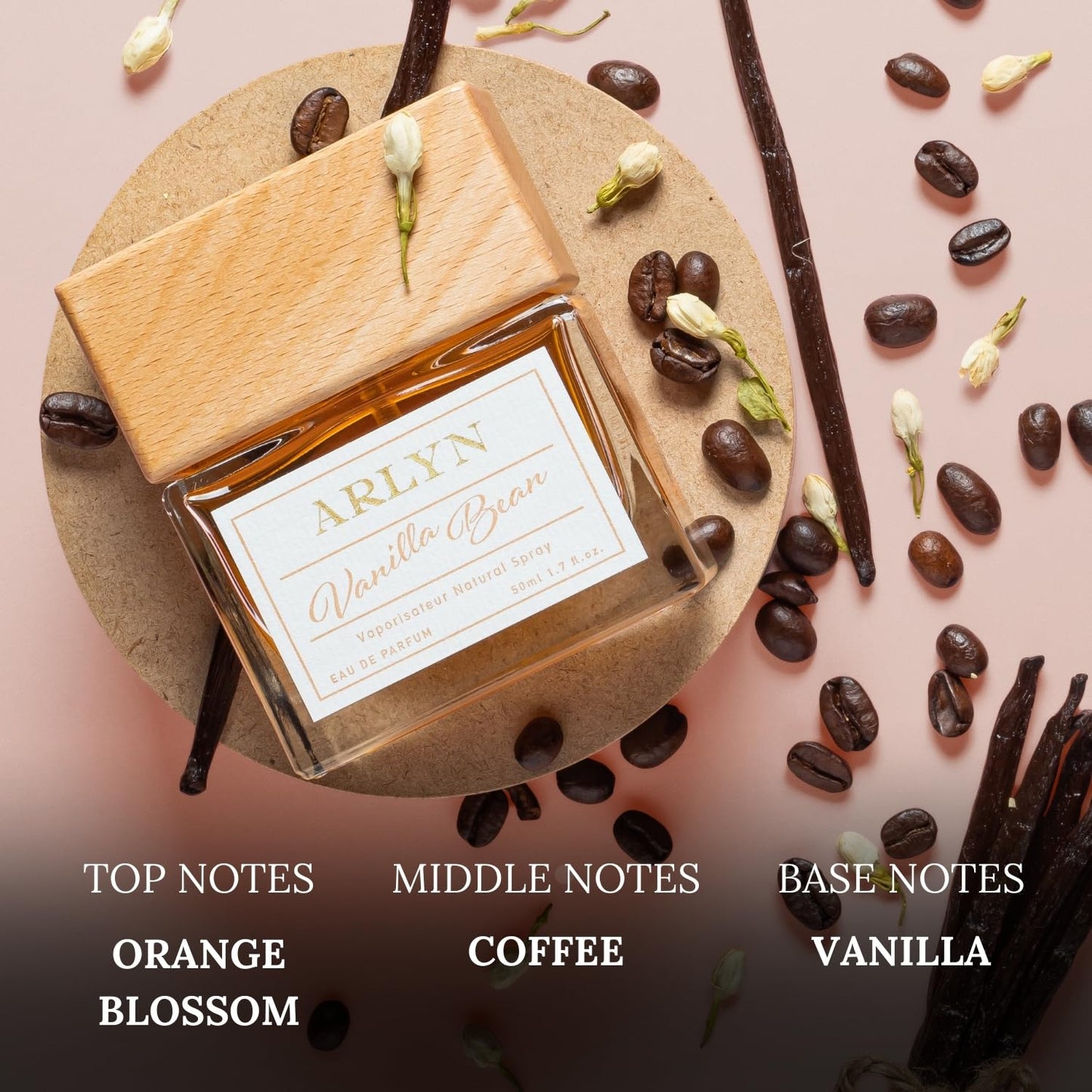 ARLYN Vanilla Bean Eau De Parfum Inspired by Ys .l's Black Opium, Perfume for Women, Luxury Fragrance - Vegan, Cruelty-Free, and Eco-Conscious (1.7oz / 50ml)