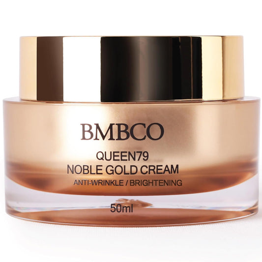 BMBCO 24K Gold Firming Cream – Anti-Aging Moisturizer with Collagen & Hyaluronic Acid | Wrinkle Repair for Face, Neck & Eyes | Korean Skincare – 50ml / 1.69 fl oz