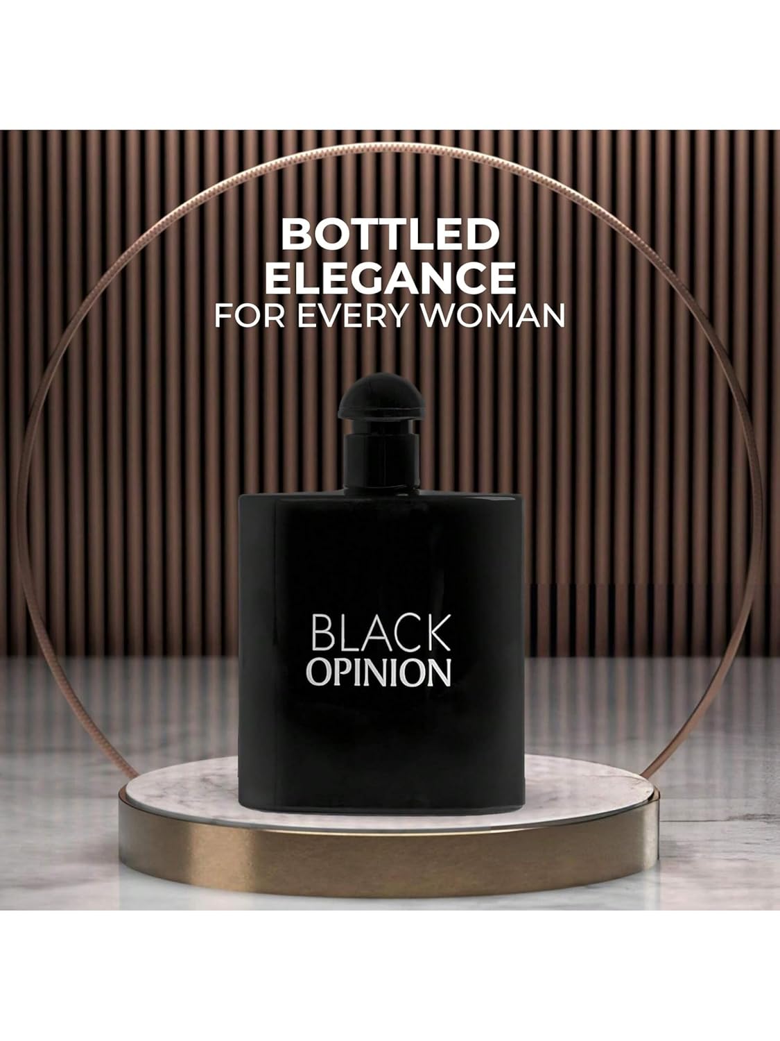 Women's Perfume La Vida Bella& Black Opinion Combo Set Eau De Parfum Long Lasting Fragrance 3.4 Fl Oz Spray Each for Daily Used