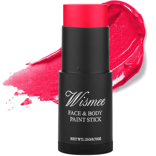 Pink Eye Black, UV Neon Pink Face Paint Stick - Non-Toxic, Oil Based Face Painting Sticks - High Pigmented, Halloween Special Effect SFX Makeup