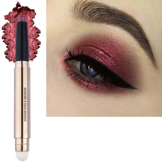 Red Eyeshadow Stick Eyeliner pencil For Eye Makeup Cream Shimmer Smooth Glitter Dark Light Matte Single Crayon Primer Palette Hypoallergenic Natural Waterproof Long Lasting Eyeshadow 09