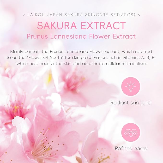 Skin Care Set, Skincare Gift Set, Skin Care Routine Kit for Women, Teen Face Care Kit Girls with Cleanser, Toner, Eye Cream, Serum, Essence Cream Mother's Day Christmas Birthday Daughter Wife