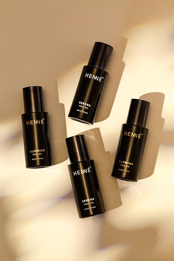 Henné Organics Serene Face Oil - Balancing & Non-comedogenic for Sensitive Skin - Vegan (1 fl oz)