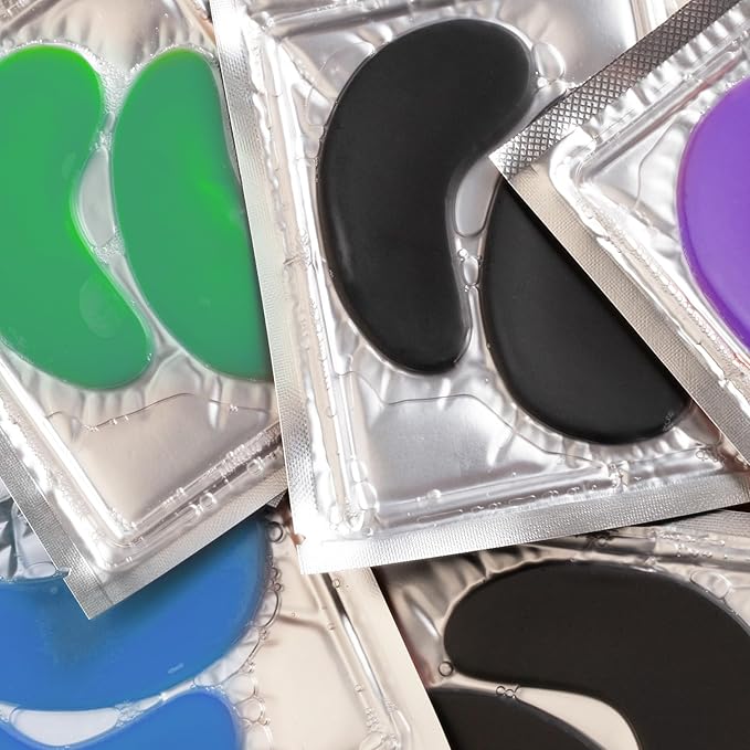 20 Pair Value Bundle featuring 10 x Marine Algae and 10 x Hyaluronic Acid Under Eye patches for Dark Circles and Puffiness