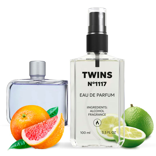 TWINS Impression of Essential Sport | Perfume for Men Eau de Parfum | No.1117 | 3.4 Fl Oz / 100 ml