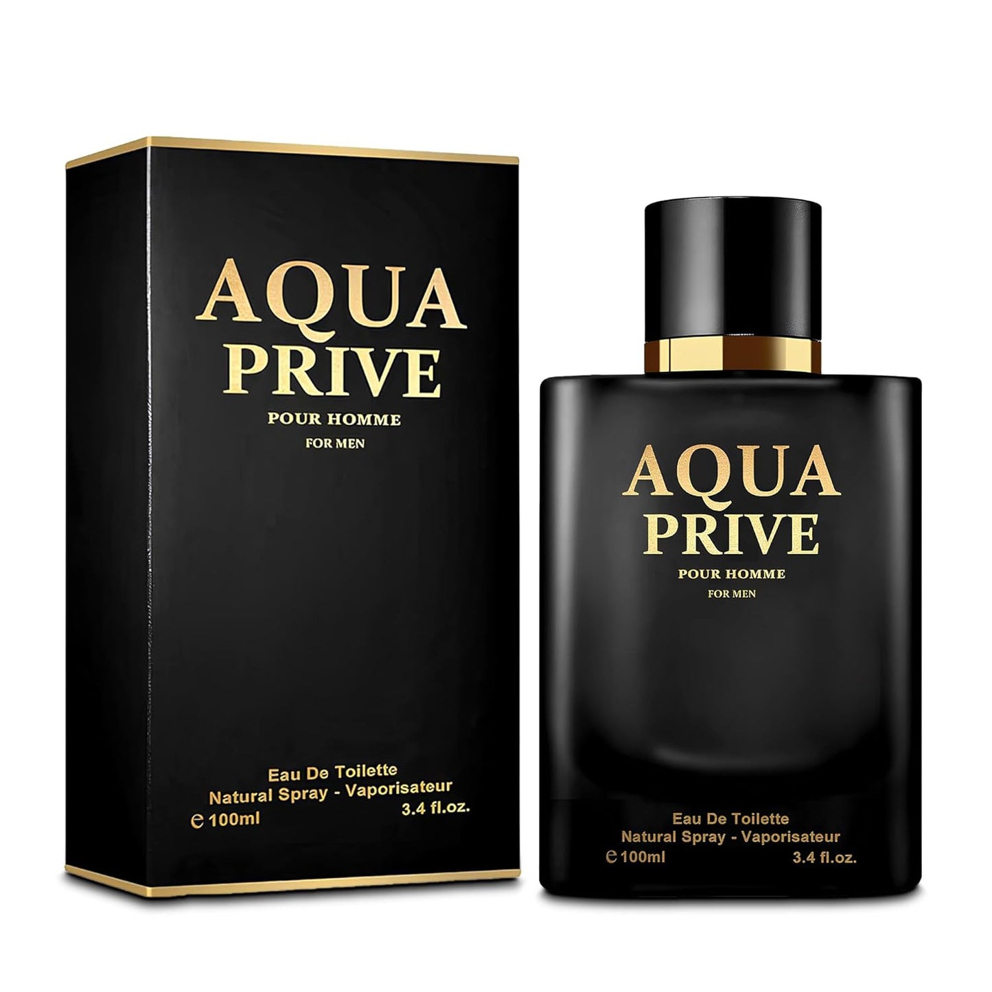 Aqua Sensual Woody Fragrance for Men | Long Lasting Cologne Aromatic Scent, Eau de Parfum Natural Spray - Great Holiday Gift, 3.4 Fl Oz/100 Ml