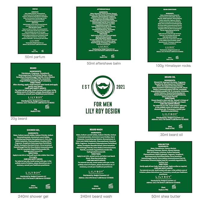 Father's Day Bath & Beard Gift Set for Men - 13-Piece Luxury Grooming Kit with Beard Wash | Perfect Christmas, Birthday, Valentine's Day Gifts for Him/Dad, Self Care Ideal All Occasion Holiday Present