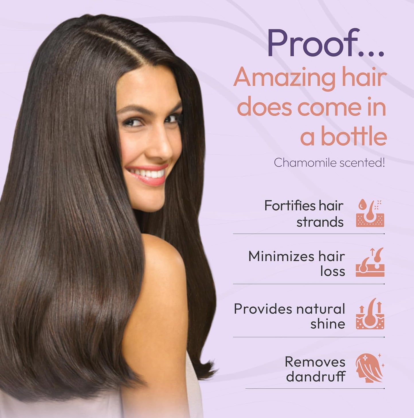 Nora Ross Garlic Extract Daily Shampoo with Argan Oil and Chamomile Scent – Strengthening and Thickening Shampoo for Women and Men – Color Safe Formula with Amino Acids for Normal to Dry Hair – 32oz