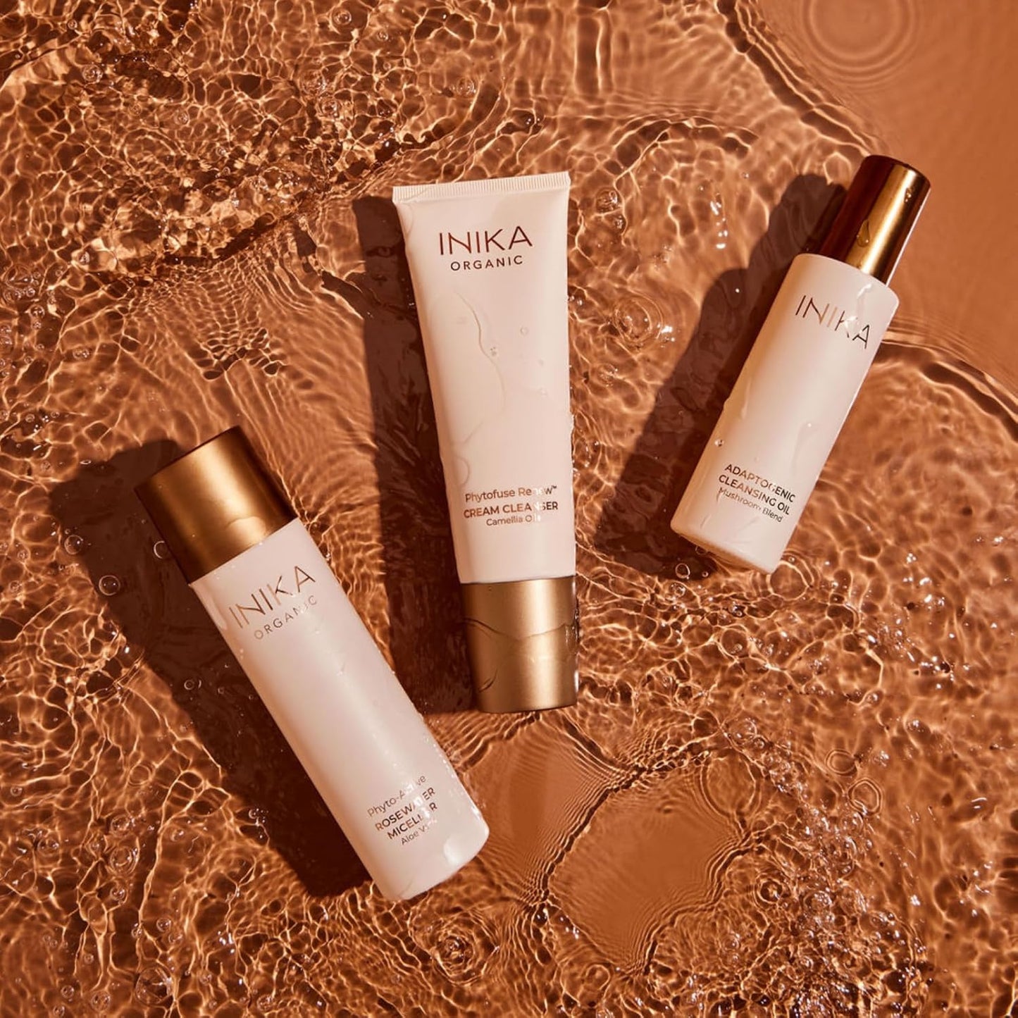 INIKA Adaptogenic Cleansing Oil | Ultra-Luxe, Make-up Melting Cleanser, Dissolve & Draw out Impurities. 100% natural, Non-Comedogenic Formula 80mL