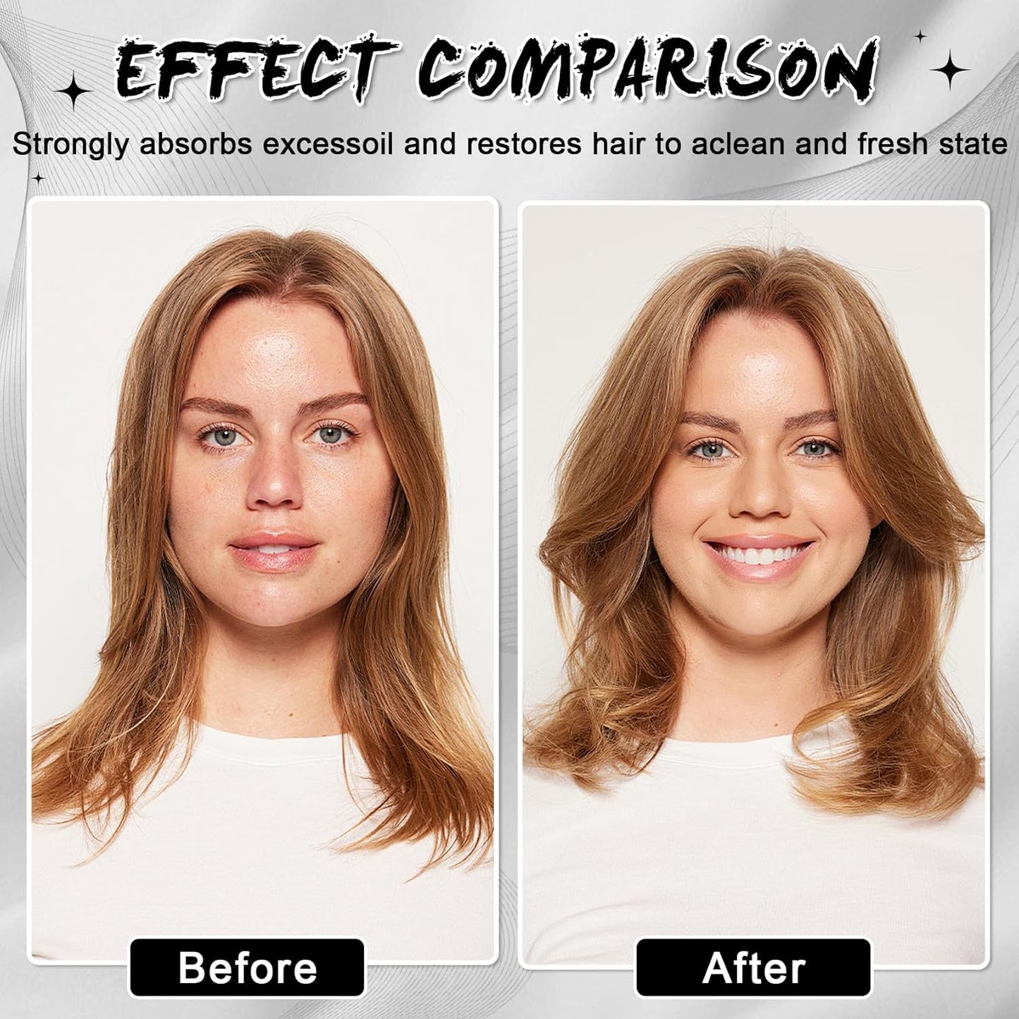 CAHIUYOA Dry Shampoo Spray for Women & Men Volumizing Texturizing Dry Shampoo Powder Natural Ingredients Non-Greasy for All Hair Types,7.61 oz