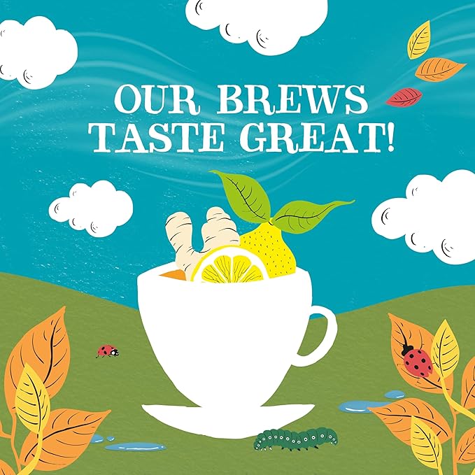 Clipper Tea Lemon & Ginger Teabags – Caffeine Free, USDA Organic, Great Hot or Iced – Aromatic, Natural, Fair & Delicious – 120 Tea Bags