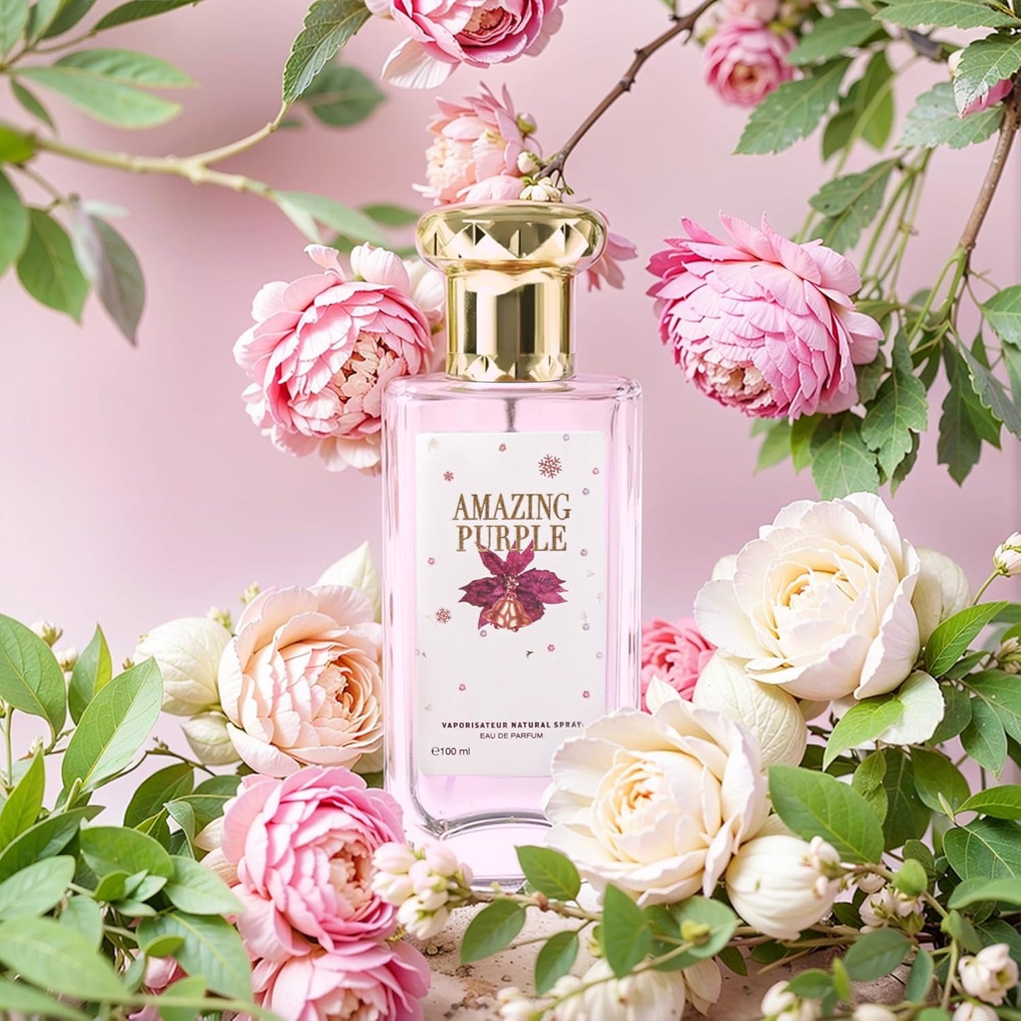 Hybrid & Company Women Amazing Purple Pour Femme Eau De Parfum Vaporisateur Natural Spray 3.4 Fl Oz