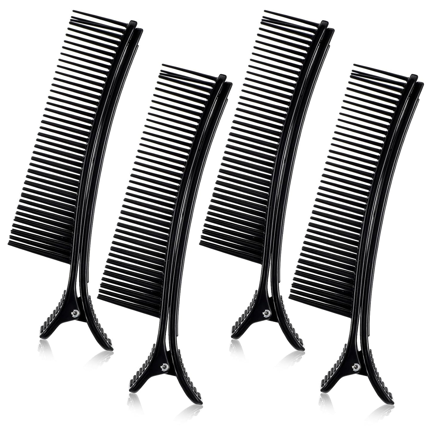 4 Pcs Grip Clips For Hair Sectioning, Hair Clips for Styling Sectioning Stylist Nonslip Grip Salon Home Cutting Coloring Foiling Placing Extensions DIY Accessories