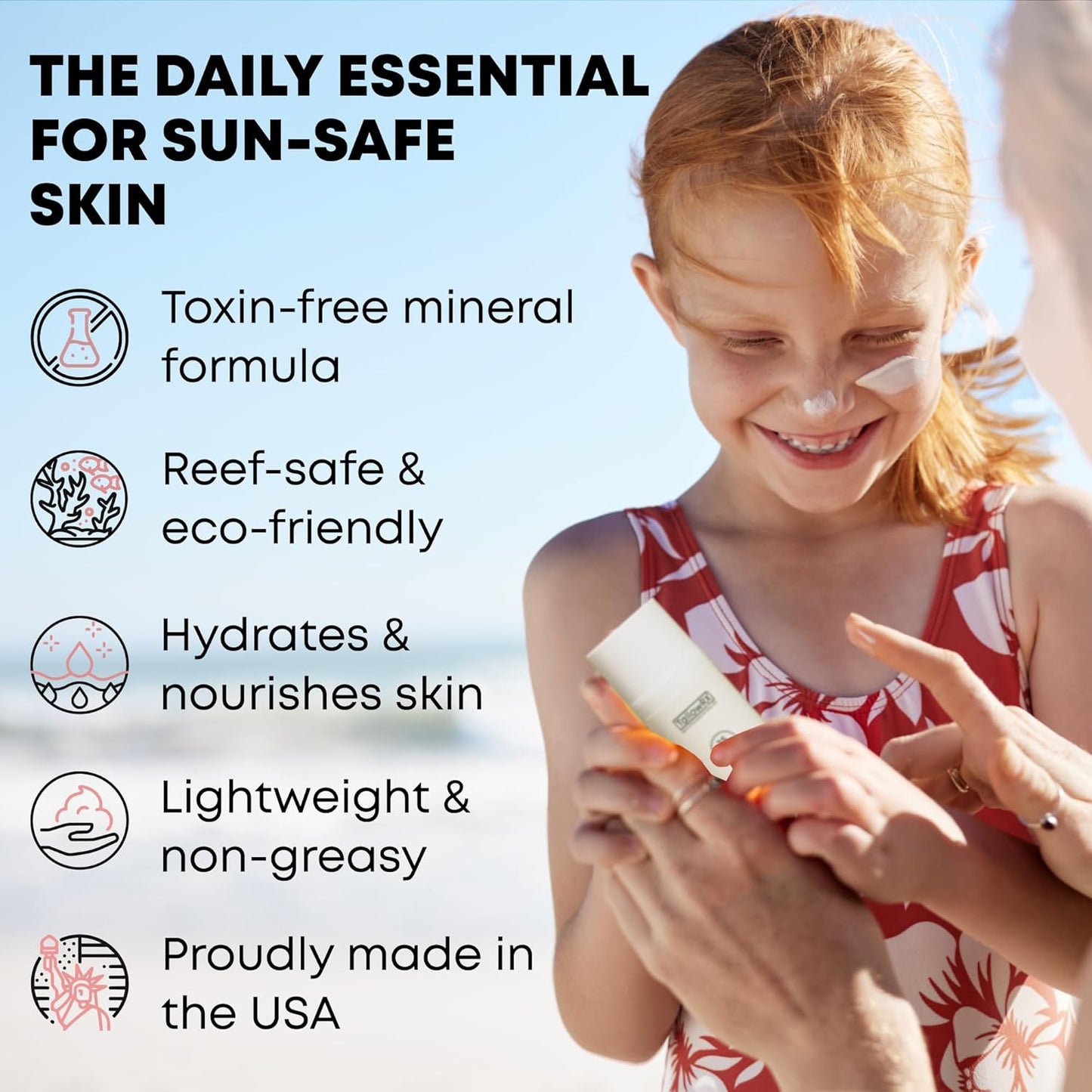 Tallow Sunscreen SPF 25 with Non Nano Zinc Oxide – Natural Mineral Sun Protection with Red Raspberry, Coconut Oil & Vit E – Reef Safe, Non Toxic & Moisturizing Sunblock for Face & Body – 3.4 oz