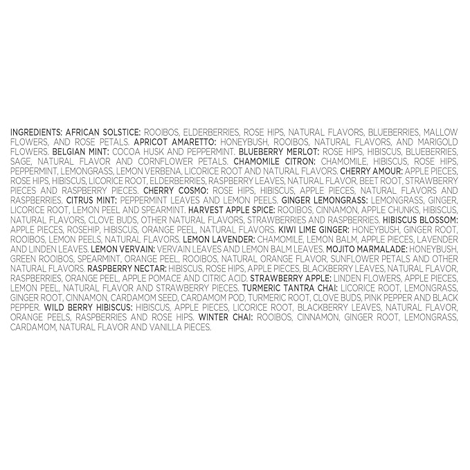 Tea Forte Tea Chests with 40 Handcrafted Pyramid Tea Infusers (Herbal Tea)