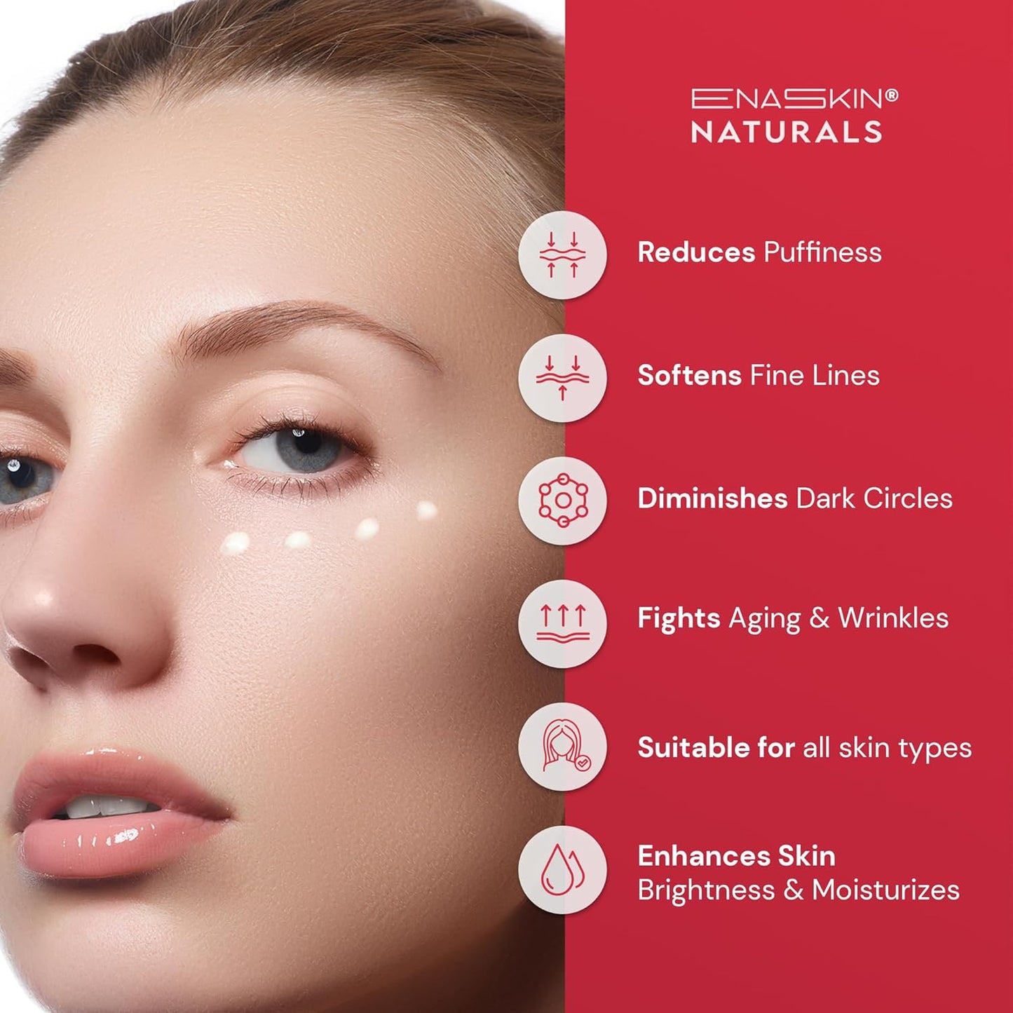 Retinol Anti Aging Eye Cream: Rapid Wrinkle Repair & Instant Under Eye Treatment - Reduce Dark Circles, Eye Bags, Puffiness for Women, Day & Night, 0.85 fl.oz