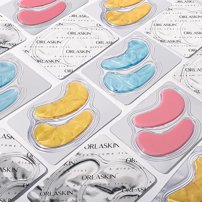 30pcs Under Eye Patches for Puffy Eyes and Dark Circles,Eye Gel Pads for Soothe Puffiness,Eye Bags and Wrinkles+Lip Mask & Lip Scrubber set for Dry Chapped Cracked Peel Lips Skin Care