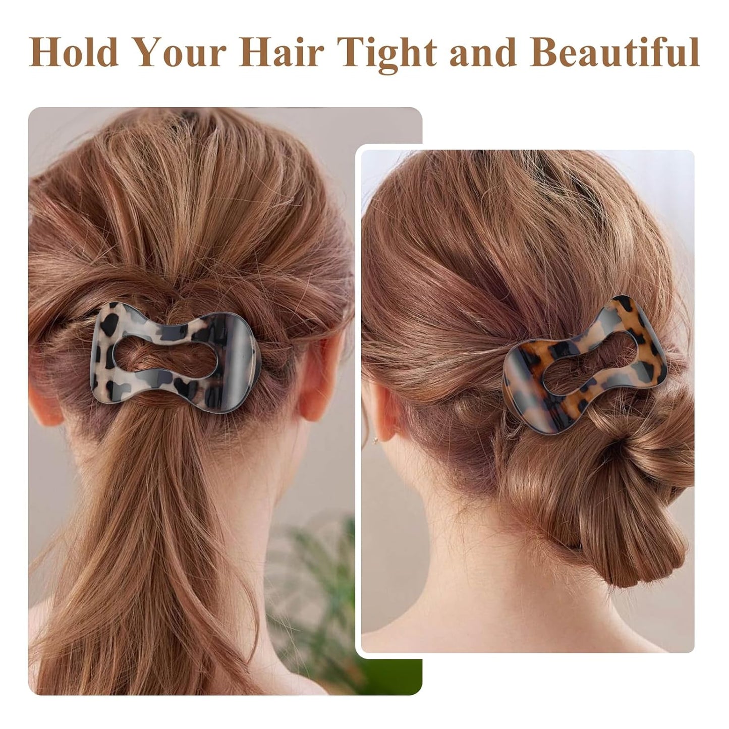 Flat Hair Clips for Women,French Lay Flat Claw Clips,Matte Strong Hold Side Hair Clip Thick & Thin Hair No-Slip Duck Billed Jaw Claw Clip 4 Pcs