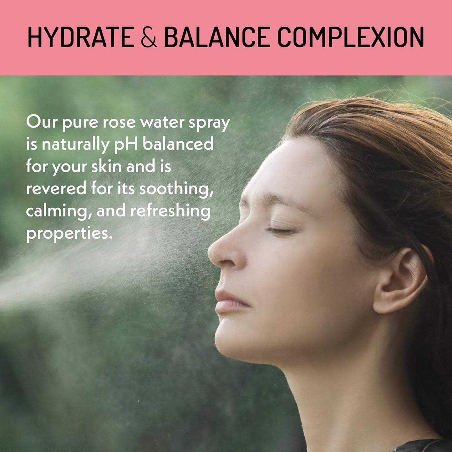 Eve Hansen Organic Rose Water Spray for Face | Huge 8 oz Moroccan Rosewater Face Toner and Makeup Setting Spray | Soothing Neck and Face Mist to Reduce Eye Puffiness, Dark Circles and Redness