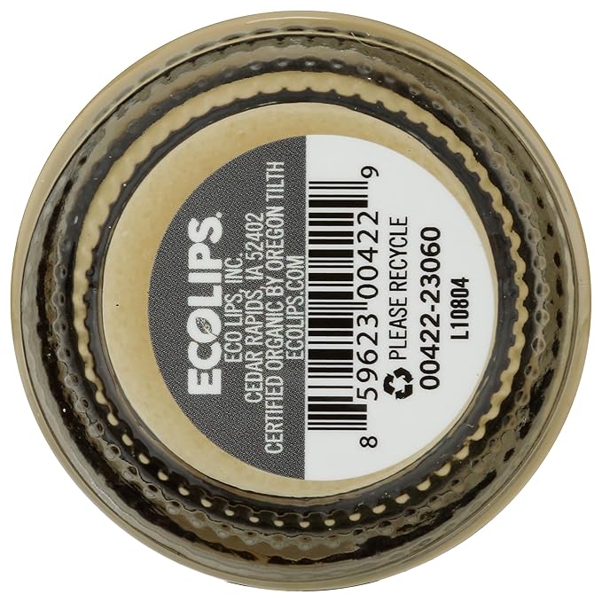 Ecolips Ecolips Organic Lip Scrub, Vanilla Bean, 0.5 Ounce
