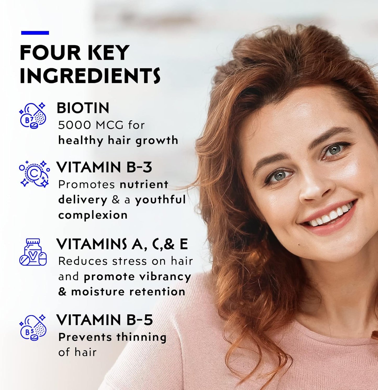 Elon Matrix 5000 Complete Multivitamin — Skin, Hair and Nail Growth Vitamins — Healthy Hair Growth Vitamins for Women & Men — 5000Mcg Biotin Supplement, Pack of 2 (120 Day Supply)