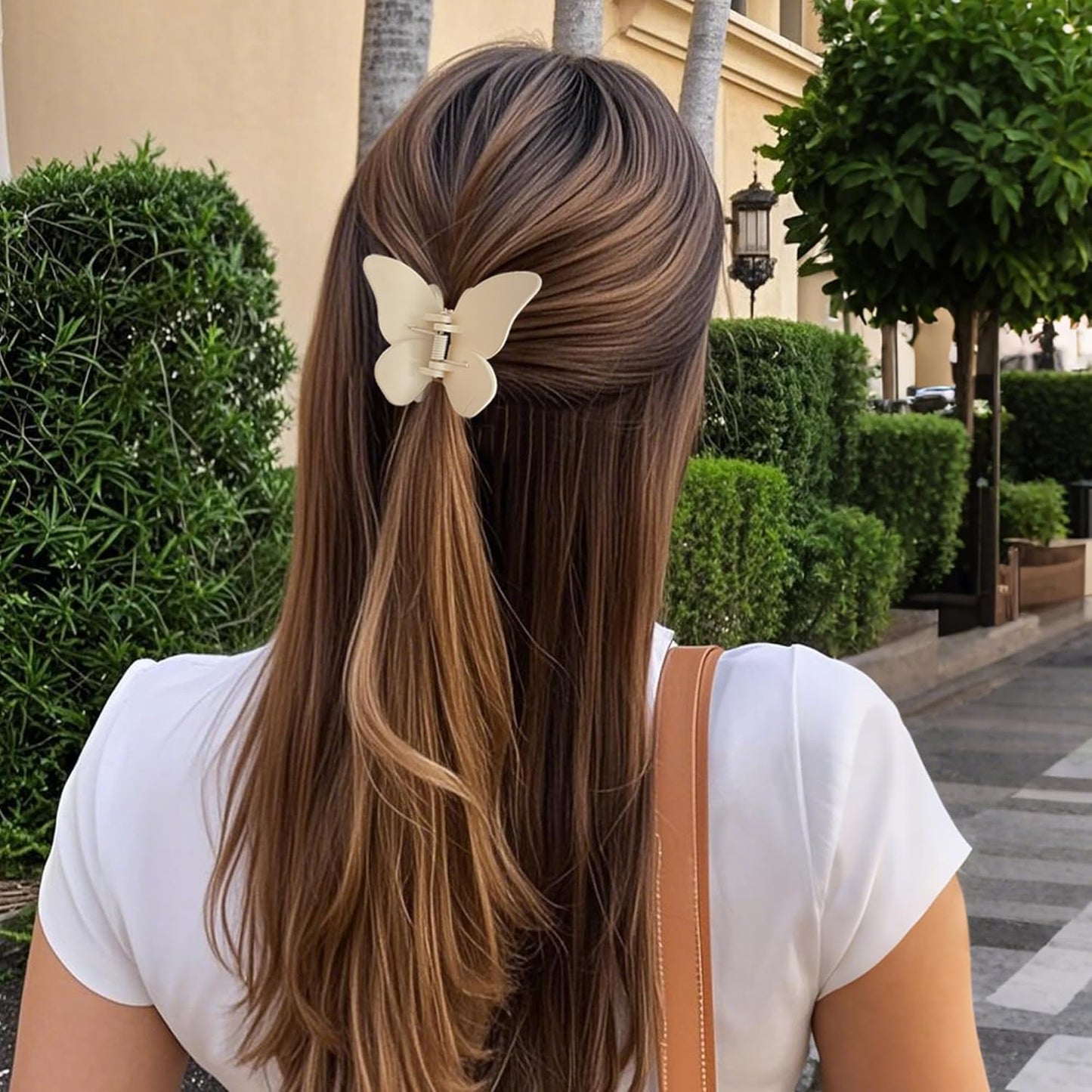 Butterfly Hair clips Hair Accessories for girl women Matte claw clips for Thick or Thin Hair. (Matte 4pcs)