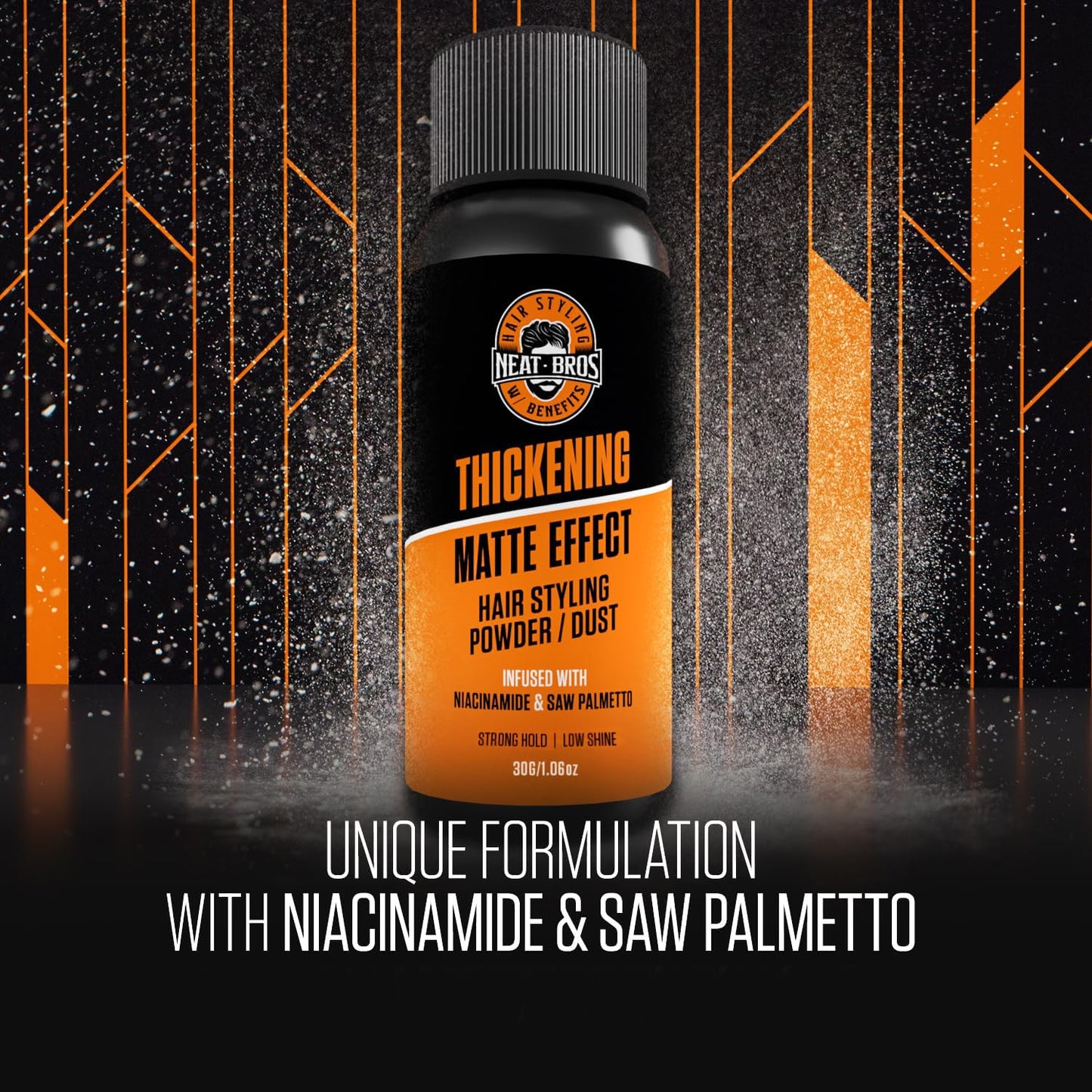 Hair Styling Texture Powder - Strong Hold & Matte Finish - Hairstyle Volumizer with Niacinamide and Saw Palmetto for Men and Women - Texturizing Dust for All Hair Types - 3.18oz (90g) 3Pack